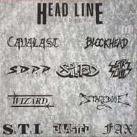 link to front sleeve of 'Head Line' compilation LP from 1992