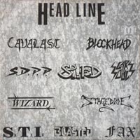 link to front sleeve of 'Head Line' compilation LP from 1992