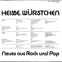 link to back sleeve of 'Heiße Würstchen' compilation LP from 1983