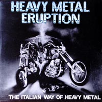 link to front sleeve of 'Heavy Metal Eruption' compilation LP from 1983