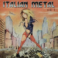 link to front sleeve of 'Italian Metal Vol. 1' compilation LP from 1985