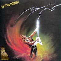 link to front sleeve of 'Just'in Power' compilation LP from 1987