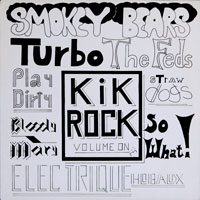 link to front sleeve of 'Kikrock - Volume One' compilation LP from 1982