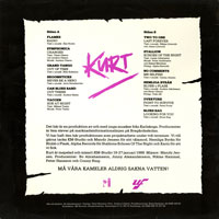 link to back sleeve of 'KURT' compilation LP from 1988