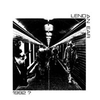 link to front sleeve of 'Lend An Ear 1992?' compilation LP from 1982