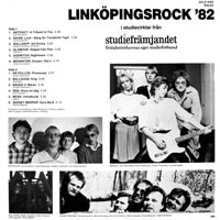 link to back sleeve of 'Linköpingsrock '82' compilation LP from 1982