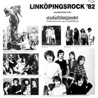 link to front sleeve of 'Linköpingsrock '82' compilation LP from 1982