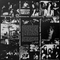 link to back sleeve of 'Max's Kansas City 1977 (volume 2)' compilation LP from 1977