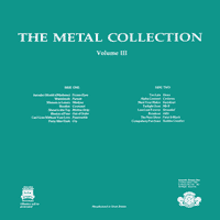link to back sleeve of 'The Metal Collection Volume III' compilation LP from 1987