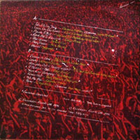 link to back sleeve of 'Megalomania' compilation LP from 1986