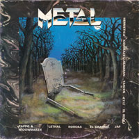 link to front sleeve of 'Metal' compilation LP from 1990
