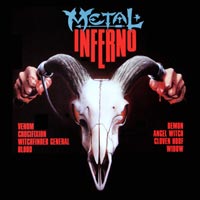 link to front sleeve of 'Metal Inferno' compilation LP from 1985