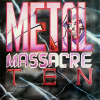 link to front sleeve of 'Metal Massacre Ten' compilation LP from 1990