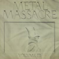 link to front sleeve of 'Metal Massacre III' compilation LP from 1983