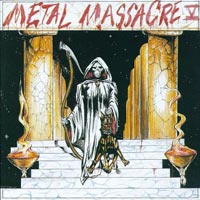 link to front sleeve of 'Metal Massacre V' compilation LP from 1984