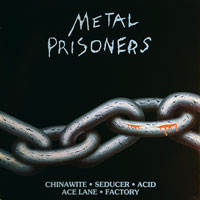 link to front sleeve of 'Metal Prisoners' compilation LP from 1983