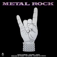 link to front sleeve of 'Metal Rock' compilation LP from 1985