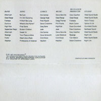link to back sleeve of 'The New New England Debut Volume I' compilation MC from 1987