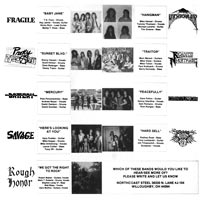 link to back sleeve of 'Northcoast Steel' compilation LP from 1988