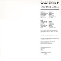 link to back sleeve of 'Overtone 3 - The Rock Album' compilation LP from 1984