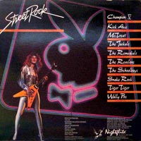 link to back sleeve of 'Playboy Street Rock' compilation LP from 1981
