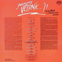 link to back sleeve of 'Posloucháte Větrník.../1' compilation LP from 1985