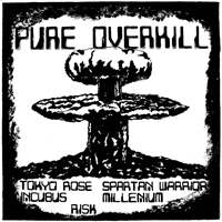 link to front sleeve of 'Pure Overkill' compilation LP from 1983