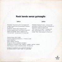link to back sleeve of 'Rock Bands Senza Guinzaglio' compilation LP from 1988