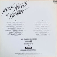 link to back sleeve of 'Rock News Of Vienna' compilation LP from 1985