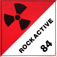 link to front sleeve of 'Rockactive 84' compilation LP from 1984
