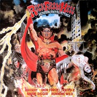 link to front sleeve of 'Rock From Hell' compilation LP from 1983