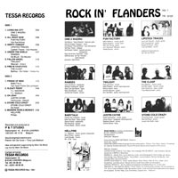 link to back sleeve of 'Rock In' Flanders' compilation LP from 1991