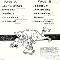 link to back sleeve of 'Rock In Paris 84' compilation LP from 1984