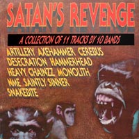 link to front sleeve of 'Satan's Revenge' compilation LP from 1985