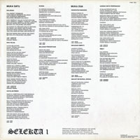 link to back sleeve of 'Selekta 1' compilation LP from 1991