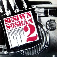 link to front sleeve of 'Sesiwn Sosban 2' compilation LP from 1983