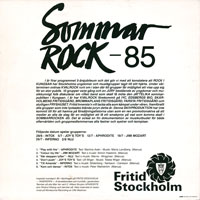link to back sleeve of 'Sommar-Rock 85' compilation MLP from 1985