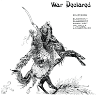 link to front sleeve of 'War Declared' compilation CD  from  1990