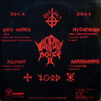 link to back sleeve of 'Warfare Noise II' compilation LP from 1988