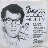 link to front sleeve of 'We Remember Buddy Holly' compilation 7inch EP from 1979