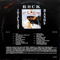link to back sleeve of 'Who Plays Rock' compilation LP from 1992