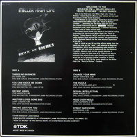 link to back sleeve of 'Z96: Rock To Riches II' compilation LP from 1983