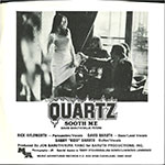 Quartz - Travellin' Man / Sooth Me back of single