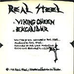 Real Steel - Viking Queen / Excalibur
 back of single