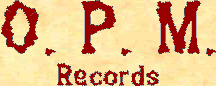 O.P.M. Records: Logo