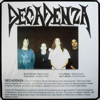 Decadenza - Frolicking In The Autumn Mist / It Follows Shape Pic-EP, Azra pressing from 1993