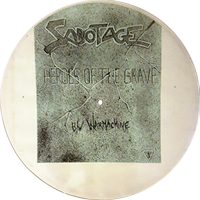 Sabotage - Heroes Of The Grave / Warmachine Shape EP, Azra pressing from 1986