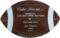 John Crispino & C.A.T. - Mad Man Jack Shape Pic-EP, Azra pressing from 1981