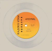 Arsynal - Mean Line / You Think It's Love Shape EP, Azra pressing from 1987