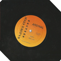 Arsynal - Mean Line / You Think It's Love Shape EP, Azra pressing from 1987